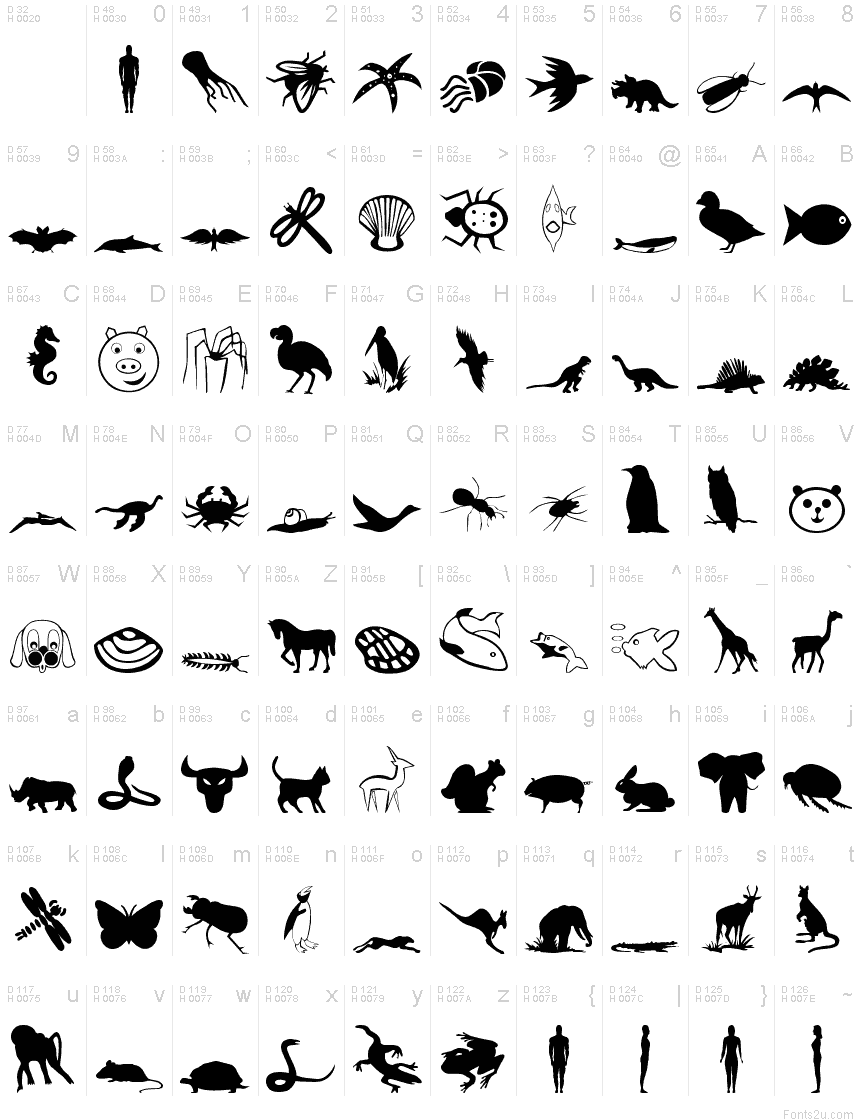 Animals 2 font