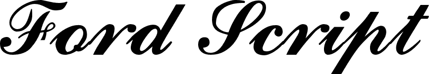 Ford logo font free #3
