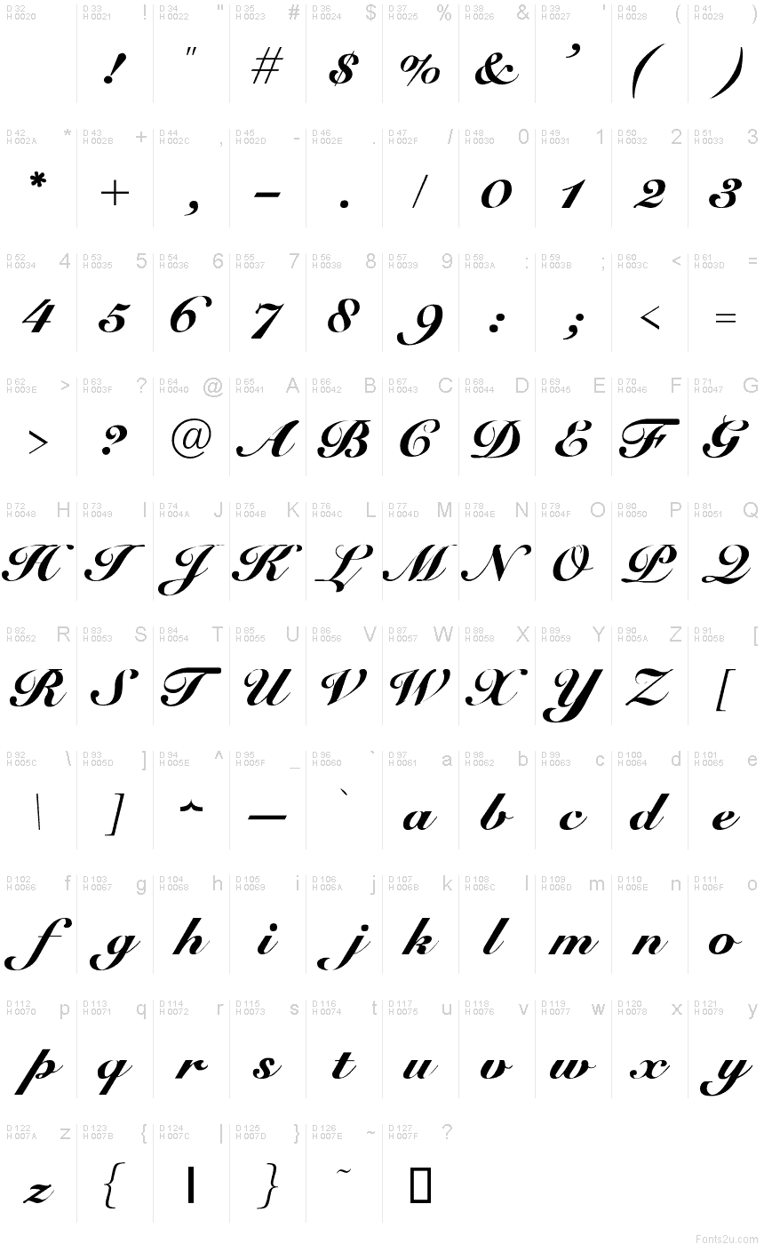 g unit font