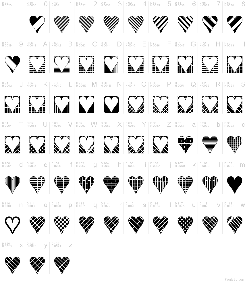 What is a unicode heart?