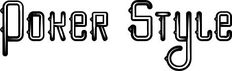 Poker font mac