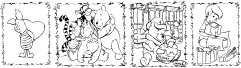 معاينة خط 001 Pooh Holiday Dings