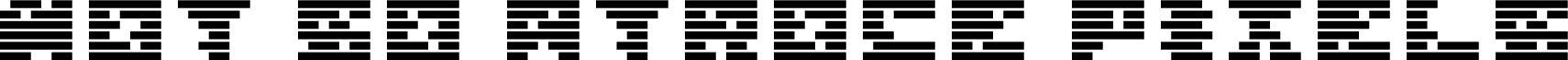 00ne Not so Atroce Pixels Regular