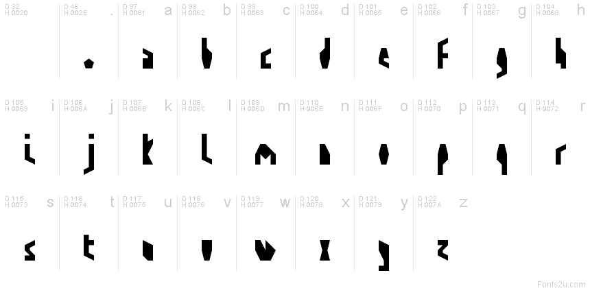 Latin de base - Table de caractères