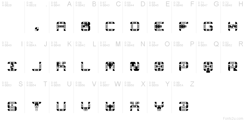 Latin de base - Table de caractères