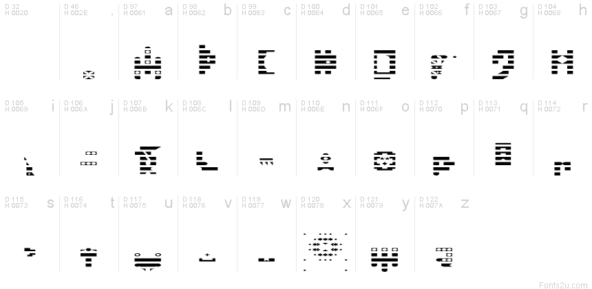 Latin de base - Table de caractères