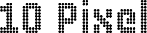 10 Pixel Bold