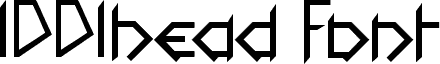 1001head Font
