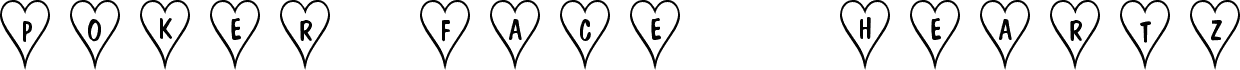 101! Poker Face  HeartZ