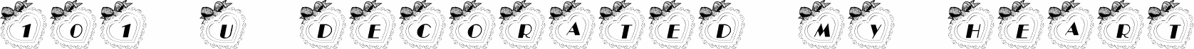 101! U Decorated My Heart