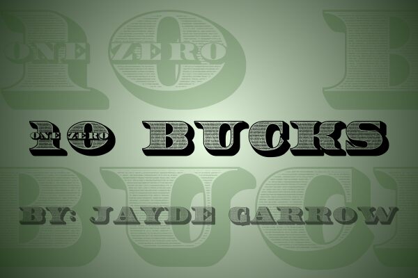 10 Bucks Schriftart
