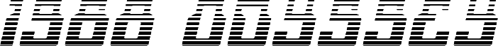 1968 Odyssey Gradient Italic