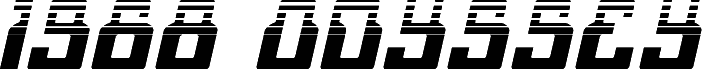1968 Odyssey Halftone Italic