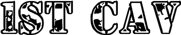 Preview of the 1st Cav font