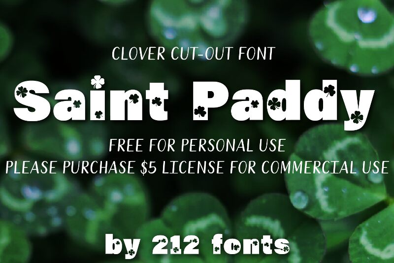 212 Saint Paddy Schriftart