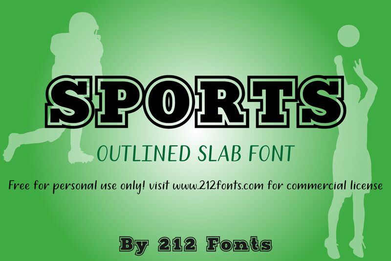 212 Sports Schriftart