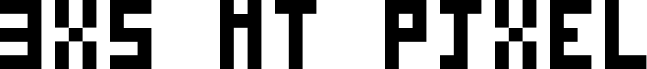 Preview of the 3x5 MT Pixel font