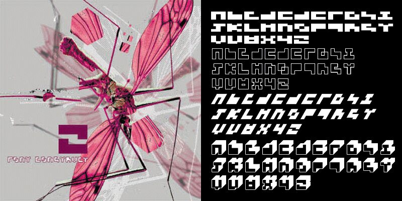 3x3 block Schriftart