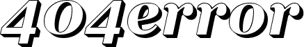 Anteprima del carattere 404error