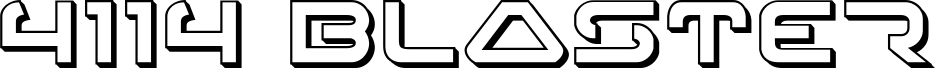4114 Blaster 3D