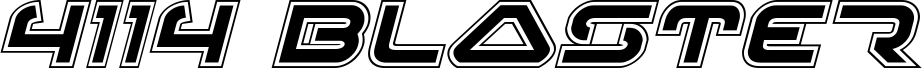 4114 Blaster Academy Italic