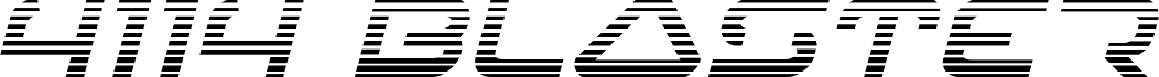 4114 Blaster Gradient Italic