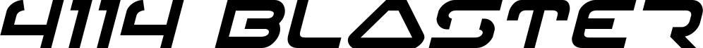 4114 Blaster Italic