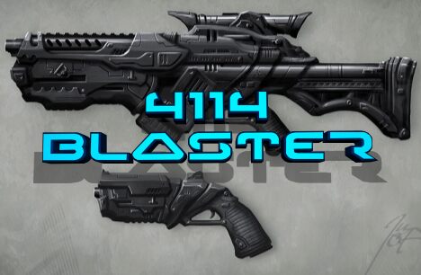 4114 Blaster Schriftart