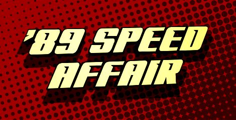 '89 Speed Affair Schriftart