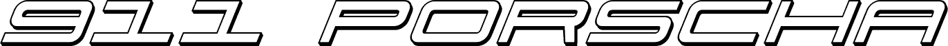 911 Porscha 3D Italic