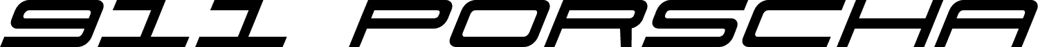 911 Porscha Italic