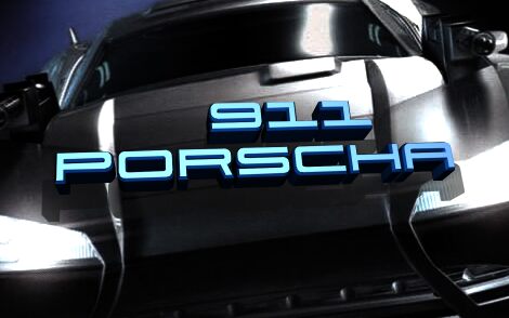911 Porscha Schriftart