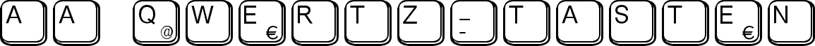aa QWERTZ-Tasten