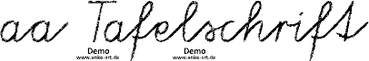 aa Tafelschrift DEMO