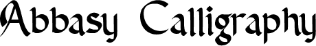 AbbasyCalligraphyTypeface