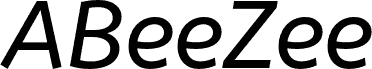 ABeeZee-Italic