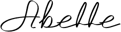 Náhled písma Abelle