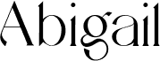 Abigail Modern Serif Font Demo !