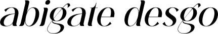 abigate desgo Italic