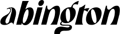 abington Bold Italic