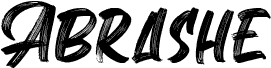 Abrashe font