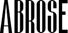 Preview of the Abrose Regular font