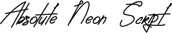 Absolute Neon Script
