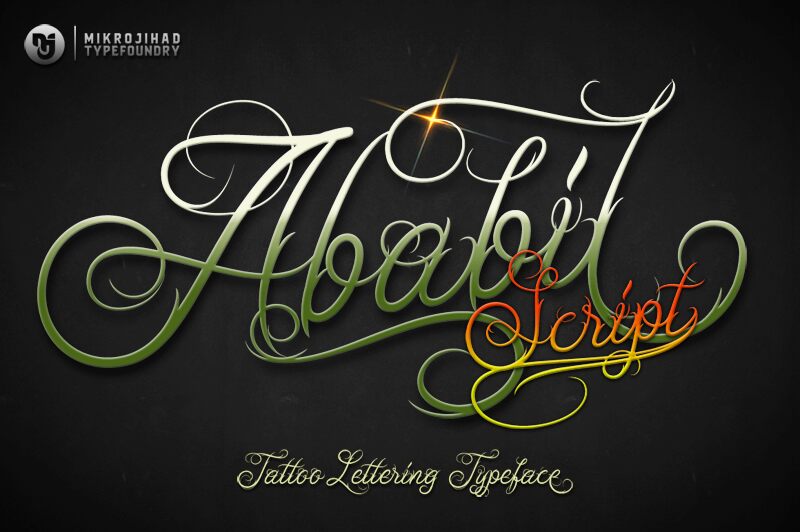 Ababil Script Czcionka