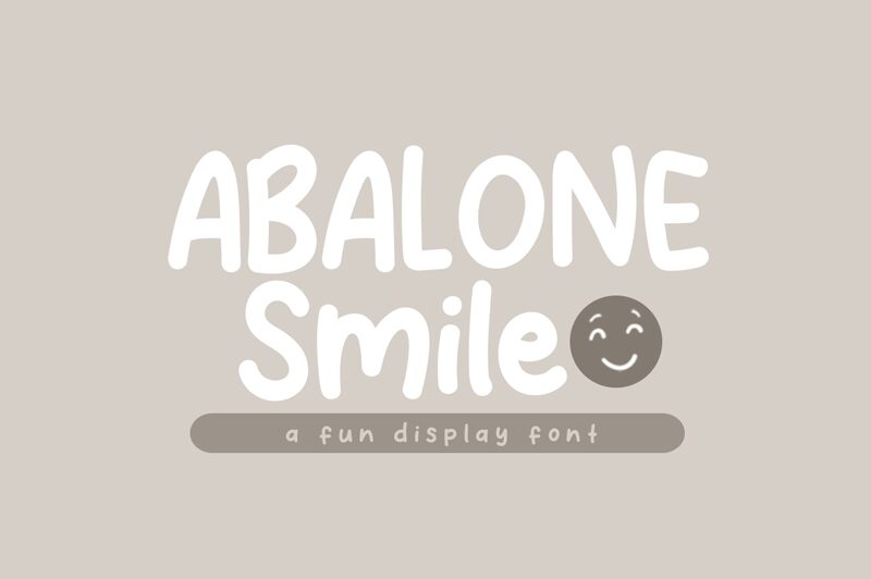 Abalone Smile Czcionka