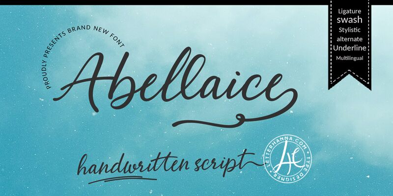 Abellaice Schriftart