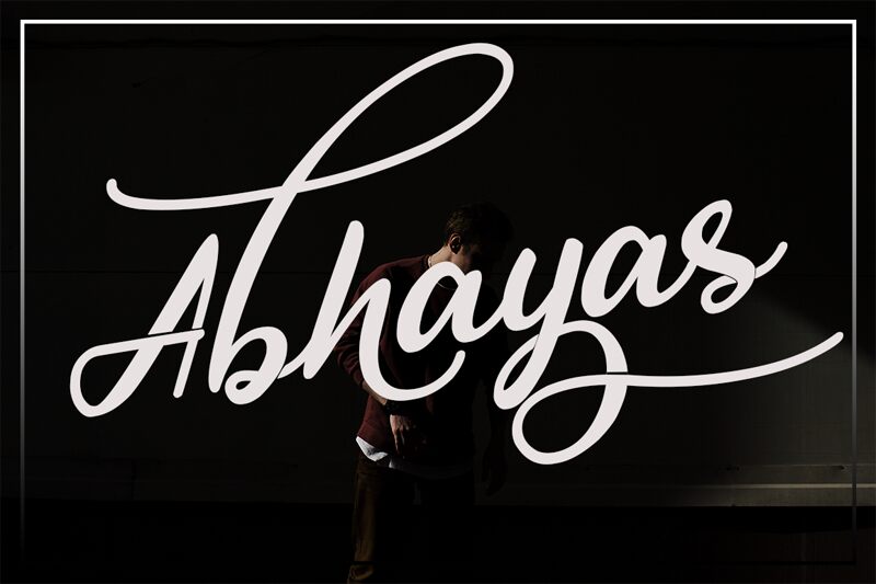 Abhayas Schriftart