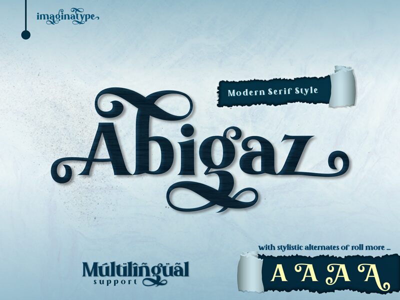 Abigaz Schriftart
