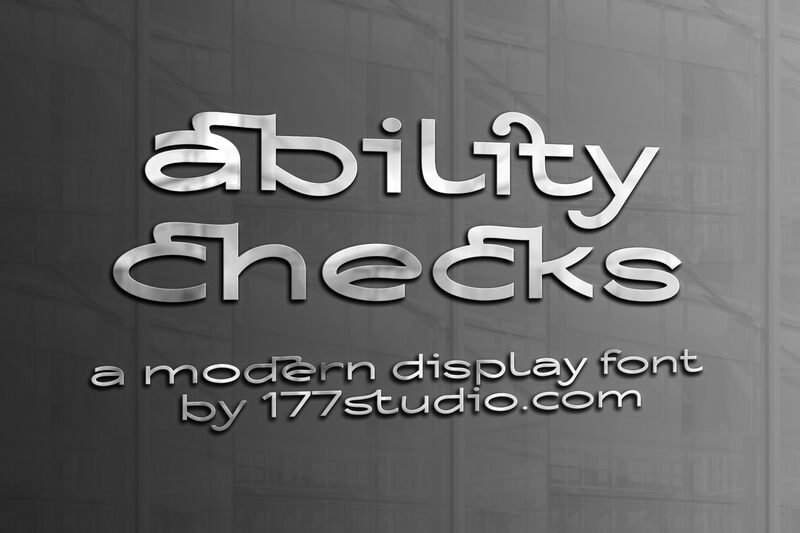 ability checks Schriftart