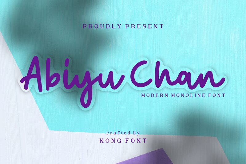 Abiyu Chan Schriftart
